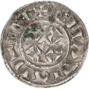 Francie - Viscounty of Limognes (cca 1020-1100), Anonymní denár b.l., (1,012 g)