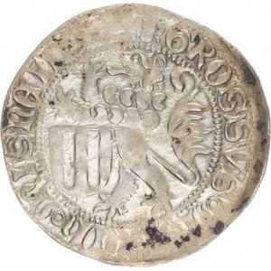 Sasko - Míšeň, Friedrich II. a Vilém III. Statečný (1440-1464), Mečový groš, minc. Freiberg (1457-5