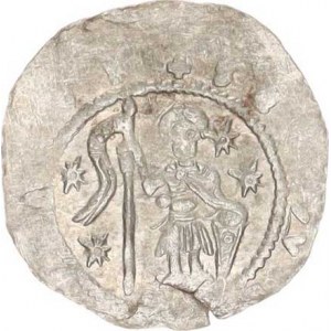 Vladislav I. (1109-1125), Denár C - 532 var.: 4 hvězdy, hr.