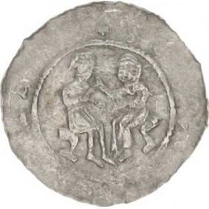 Vladislav I. (1109-1125), Denár C - 532 var.: 4 hvězdy, pár písmen vyraženo
