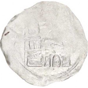 Konrád Znojemský (1125-1161), Denár C -, (ražen kol.r.1147) - var. : kolem hlavy kuličky