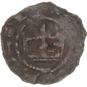 Václav II.(1278-1305), Parvus, - dobové falzum Cu (0,311 g)