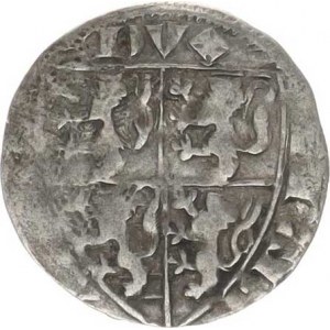 Václav I. (1353-1383) v Lucembursku - bratr Karla IV., Esterlin b.l., minc. Montmédy, čtyřdílný zna
