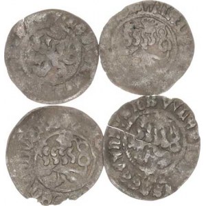 Vladislav II. Jagellonský (1471-1516), Bílý peníz jednostranný - 4 různé typy