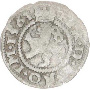 Ferdinand I. (1526-1564), Bílý peníz 1563, K.Hora - Lídl +Ludvík Karel (0,29 g)