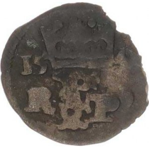 Ferdinand I. (1526-1564), Malý (černý) peníz 154.?, K.Hora (0,300 g), nedor.