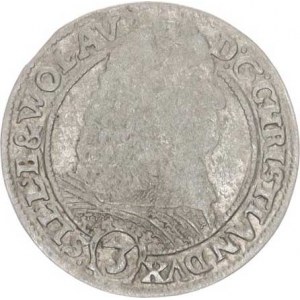 Lehnice-Břeh, Christian (1639-1672), 3 kr. 1660 EW, Volava Sa 422 RR