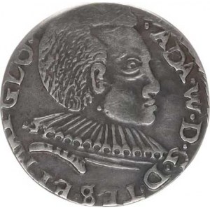 Těšín, Adam Václav (1596-1617), III Groschen 1592 RR Sa. 23 (obr.17); Kop. 5619 (2,46 g