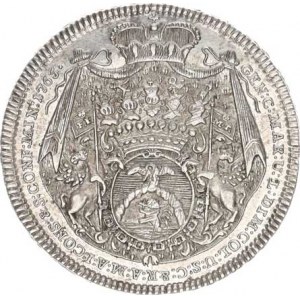 Batthyani, Carl (1761-1772), 1/2 Tolar 1765 KM 1 R (14,038 g)