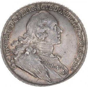 Liechtenstein, Joseph Wenzel (1748-1772), 1/2 Tolar 1758 Cr. 1 (14,052 g)