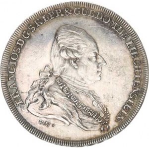 Liechtenstein, Franz Joseph I. (1772-1781), 1/2 Tolar 1778 F.W. Cr. 5 (13,898 g)