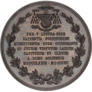Eger (Uhry) arcibiskupství, Josef Sammasa (1873-1920), Medaile 1898 k 25. výročí povýšení Józsefa S