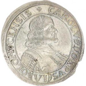 Olomouc, Karel II. Liechtenstein (1664-1695), VI kr. 1674 zn. špice SV 342 B4 ? /C ? var.: na vrcho