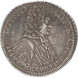 Olomouc, Wolfgang Schrattenbach (1711-1738), Tolar 1726 SV 752 L/L R 28,353 g patina