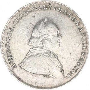 Olomouc, Antonín Th.Colloredo (1777-1811), Malý intronizační žeton 1779, Ag 25 mm Taul 265