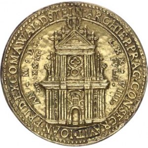Praha - arcib., Jan Bedřich z Valdštejna (1675-1694), Svěcení kostela sv.Ignáce 31.7.1678 - poprsí
