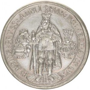 Řád Německých rytířů, Maximilian (1588-1618), Tolar 1603 Dav. 5848 REPLIKA Ag? 23,962 g