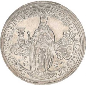 Řád Německých rytířů, Maximilian (1588-1618), 1/2 Tolar 1614 CO KM 28; Prokisch 67 (14,085 g)