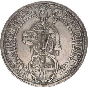 Salzburg - arcib., Max Gandolf (1668-1687), Tolar 1685 Šmer. 44 E-8 (28,393 g)
