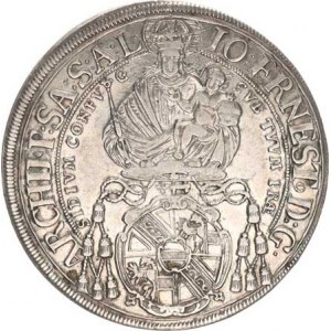 Salzburg - arcib., Johann Ernest (1687-1709), Tolar 1700 Šmer. 48 B-8 (29,465 g), dr. rys.