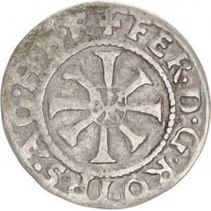 Ferdinand I. (1526-1564), 1 Krejcar b.l., Tyroly Hall var. opisu: CO. TIR +