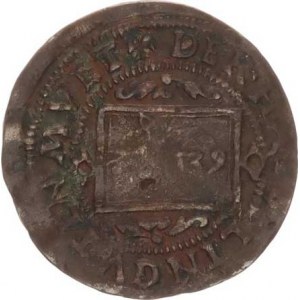 Ferdinand I. (1526-1564), Početní peníz 1539, Rakousko Cu 24 mm (2,124 g)