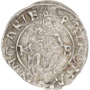 Maxmilian II. (1564-1576), Denár 1571 K-B Husz. 992 (0,466 g)
