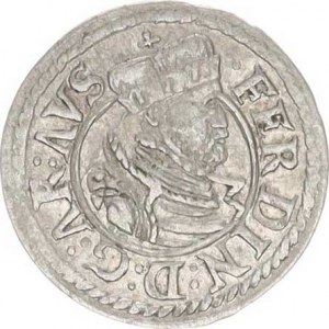 Ferdinand - arcivévoda (1565-1595), 1 kr. b.l., Tyroly Hall var.: v opisu tečky, .FERDIN:D:G:AR:AVS
