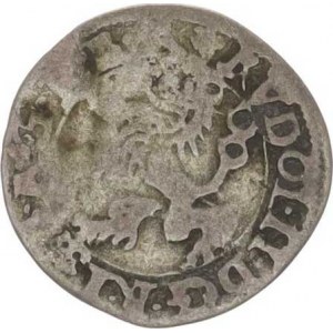 Rudolf II. (1576-1612), Malý groš 1600, Praha-Erckerová R HN 40a (hvězdy), nedor.