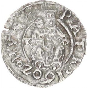 Rudolf II. (1576-1612), Denár 1602 K-B Husz. typ 1059 (PATR*1602*HVNG) (0,59 g)