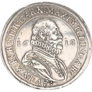 Maximilián - arcivévoda (1612-1618), Tolar 1618 CO, Tyroly, Hall Voglh. 122/XIII-XIV poprsí jako XI