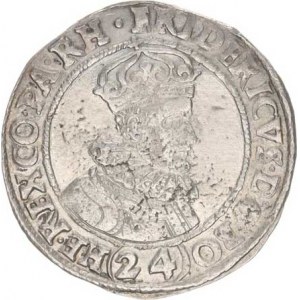 Fridrich Falcký (1619-1620), 24 kr. 1620, Praha-Škréta, sedmiznak. MKČ 658 var. mincovní