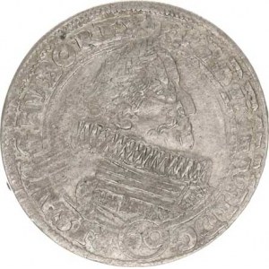 Ferdinand II. (1619-1637), mince kiprová, 1/2 Tolar (60 kr.) 16Z1 BZ, Olomouc-Zwirner MKČ 898 var.