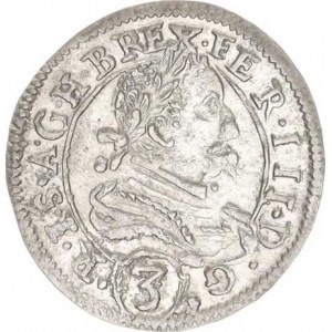 Ferdinand II. (1619-1637), 3 kr. 1630, Štýrsko Graz