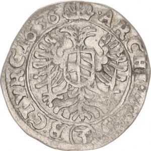 Ferdinand II. (1619-1637), 3 kr. 1636, Vídeň-Vestenburg R Her. 1057, nedor.