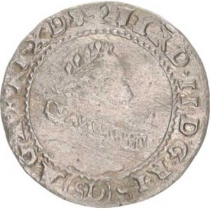 Ferdinand II. (1619-1637), 1 kr. 1625 SD, Ratiboř-Raschke+Dyringer MKČ 1125 var.: FERD.II