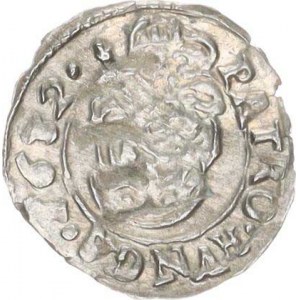 Ferdinand II. (1619-1637), Denár 1632 K-B jako Husz. 1205 opis: PATRO. HVNGA. 1632.