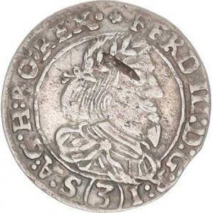 Ferdinand III. (1637-1657), 3 kr. 1648 HL, Těšín-Loss+Bremen MKČ 1350 var.opisu: