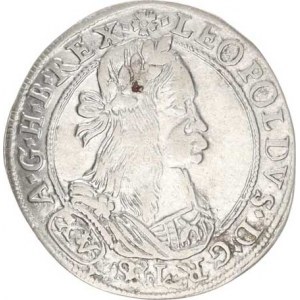 Leopold I. (1657-1705), XV kr. 1663 zn. panter, Štýrsko Graz Hol. 63.1.3 R
