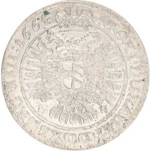 Leopold I. (1657-1705), XV kr. 1664 G-H, Vratislav-Hübner Hol.64.1,1b