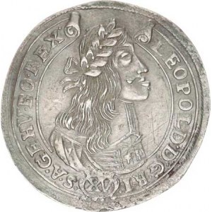 Leopold I. (1657-1705), XV kr. 1665 KB Hol.65.1,6, zc. nep. rys.