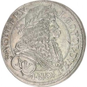 Leopold I. (1657-1705), XV kr. 1684 MM, Vídeň Mittermayer Hol.84.1,2
