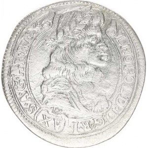 Leopold I. (1657-1705), XV kr. 1687 KB Hol. - neuvádí: patrná přeražba z roč. 1686 !
