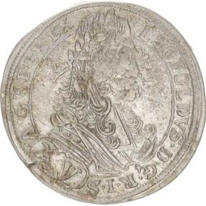 Leopold I. (1657-1705), XV kr. 1694 b.zn., Korutany Sv. Vít Hol. 94.2,1 var.: v C-AR
