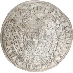 Leopold I. (1657-1705), XV kr. 1694 b.zn., Korutany Sv. Vít Hol. 94.2,1 var.: v C-AR