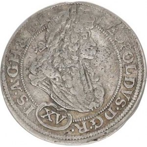Leopold I. (1657-1705), XV kr. 1694 CB, Břeh-Brettschneider Hol. 94.1,6 R