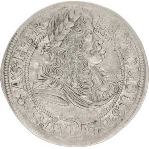 Leopold I. (1657-1705), VI kr. 1672 SHS, Vratislav-Hammerschmidt jako MKČ 1606, písmeno