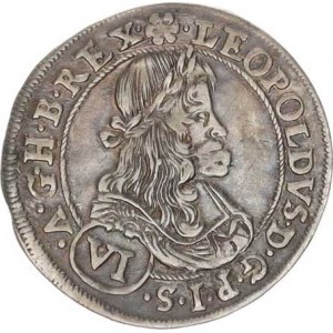 Leopold I. (1657-1705), VI kr. 1674 IAN, Štýrsko, Graz-Nowak, orlice minc.zn. v závorce