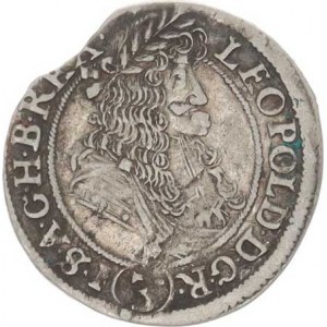 Leopold I. (1657-1705), 3 kr. 1689 KB MKČ 1466 var.: HVN - GARIAE . 1689 .