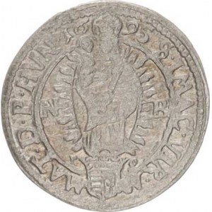 Leopold I. (1657-1705), 3 kr. 1695 NB/PO, Nagybánya Husz. 1469 - dítě v pravé náručí